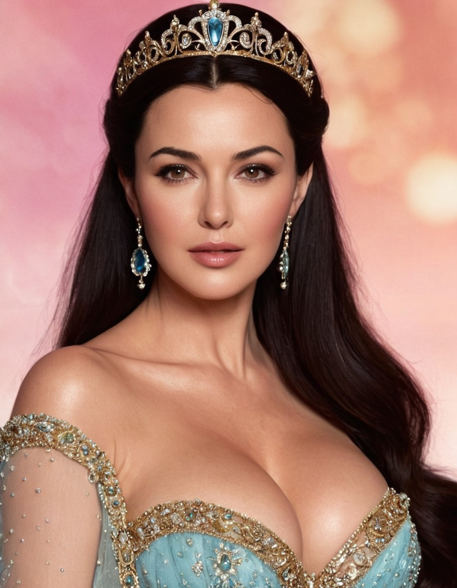 princess, monica bellucci, actress, beautiful, disney, fairy tale, celebrity