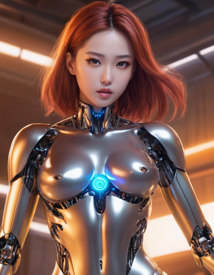 mutations, woman, female, anime, robotic skin, metamorphosis, cybernetic enhancements