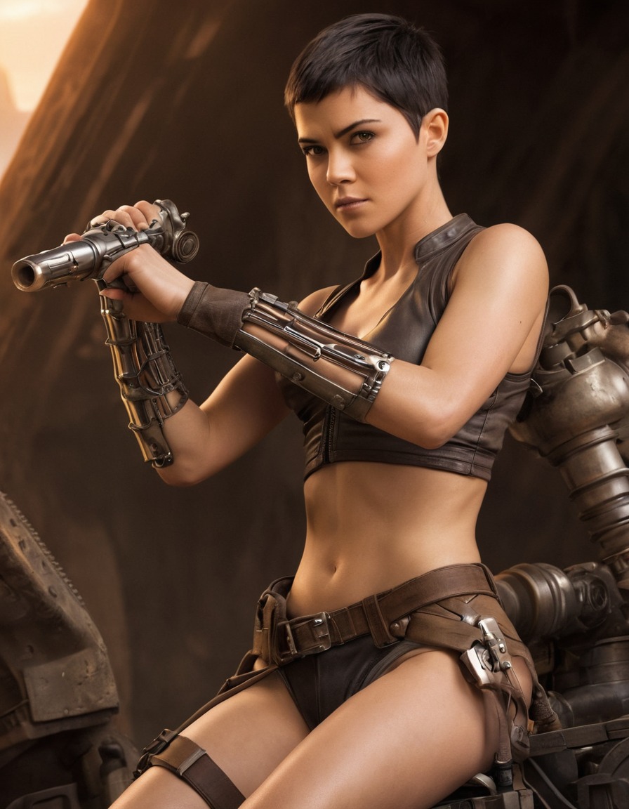 furiosa, mechanical arm, engineering skills, mad max., mad max