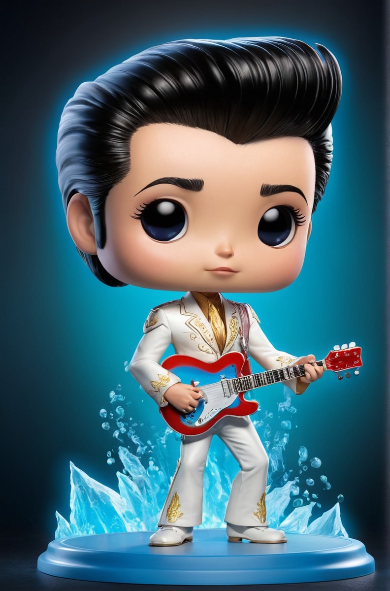 doll, elvis, elvispresley, guitar, rockandroll, rocknroll, funkopop