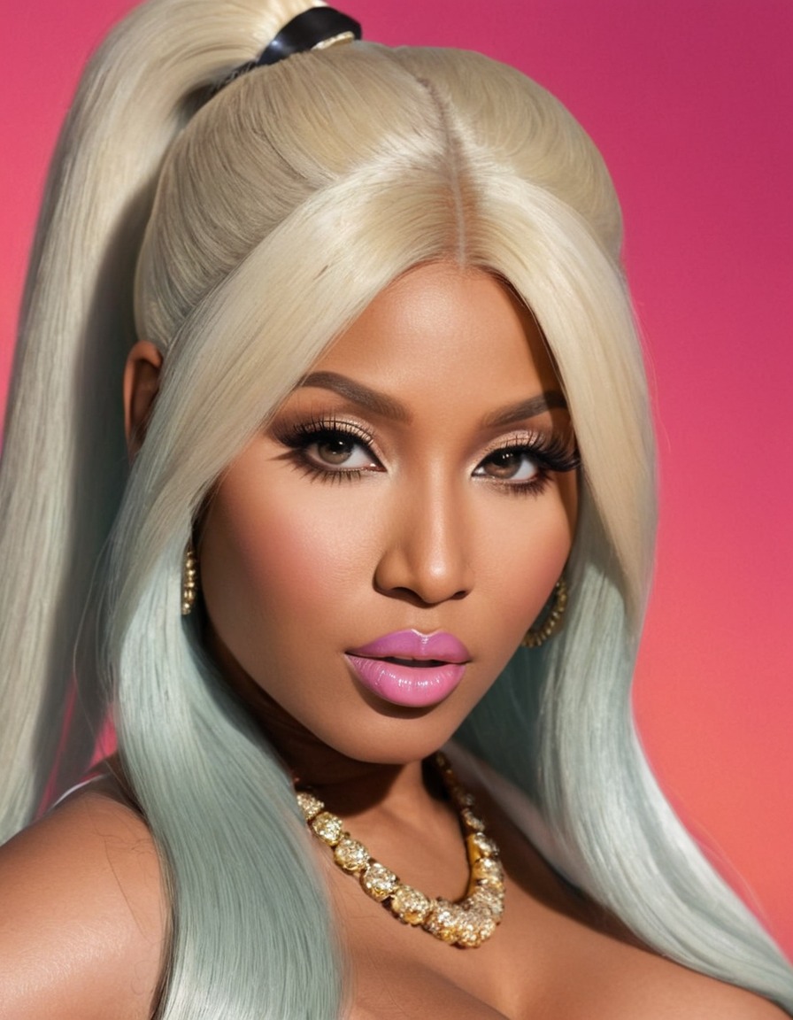 nicki minaj, portraiture, music artist, hip hop, award-winning, beauty, fashion