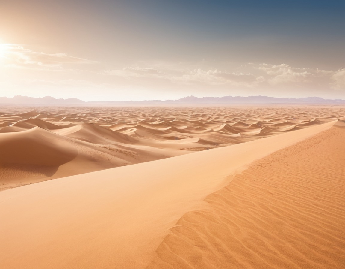 desert, sand dunes, landscape, arid, remote, dune