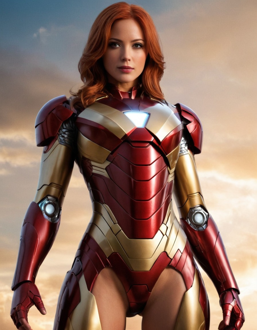 iron man, iron woman, gender swap, marvel, superhero, tony stark