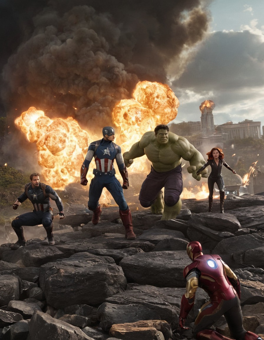 the avengers, 2012, marvel, superheroes, cinematic universe, action, teamwork