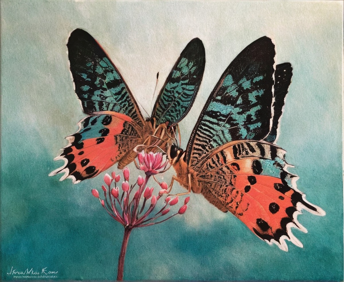 acrylicpainting, butterflies