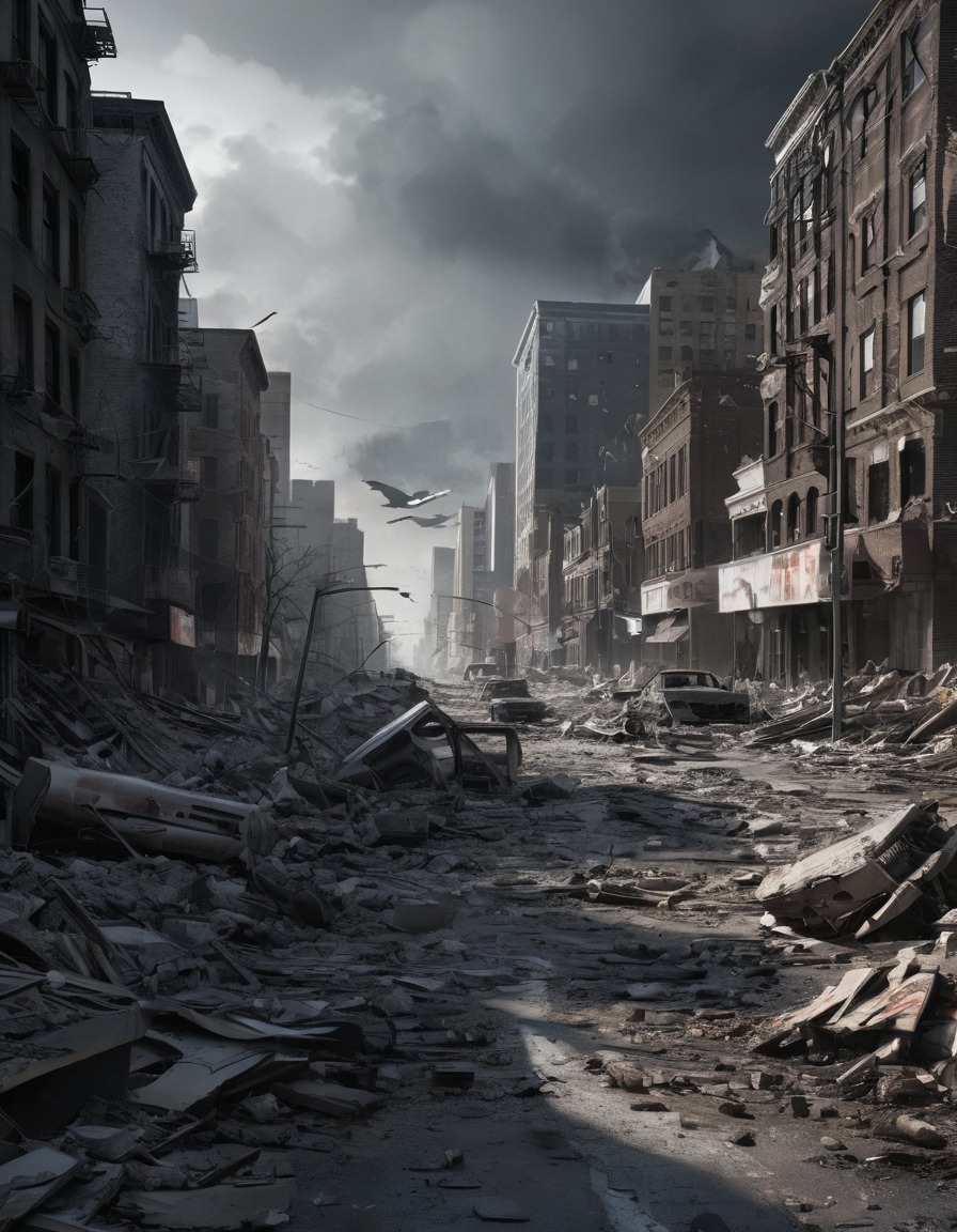 war, devastation, usa, city, rubble, despair