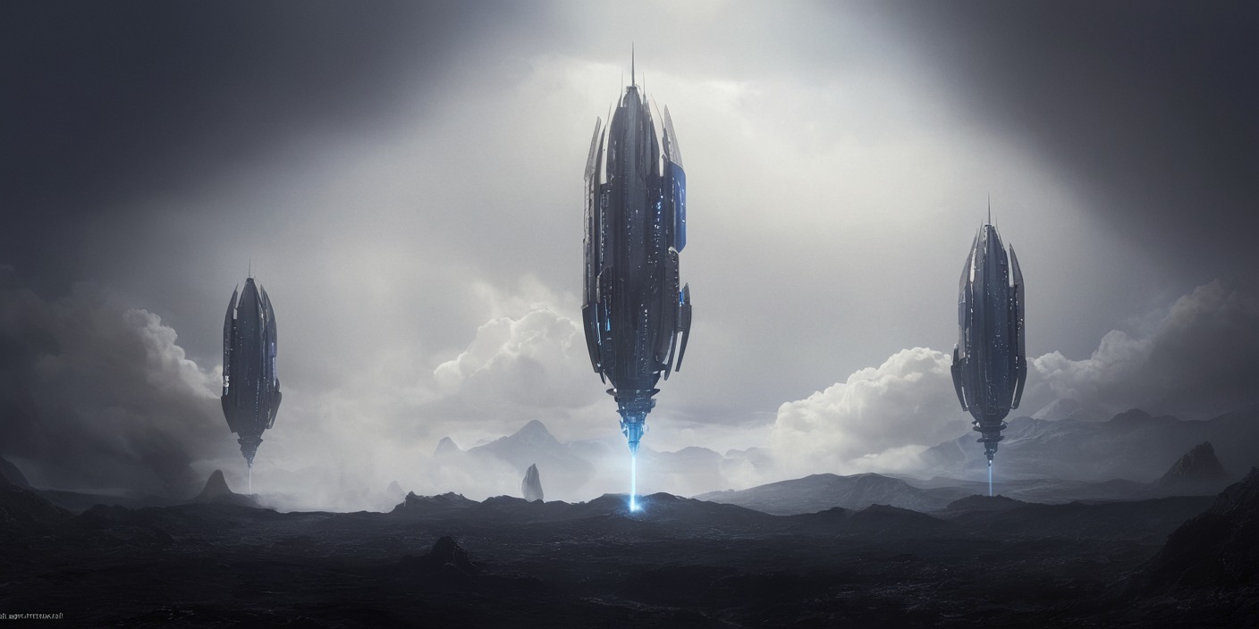 3dsmax, alien, des, digitalpainting, futuristic, infographie, landscape, lensflare, mattepainting, maxime, mountain, photoshop, scifi, ships, space, spaceart, touches, elreviae, terraliths, buildings, structures, terraforming