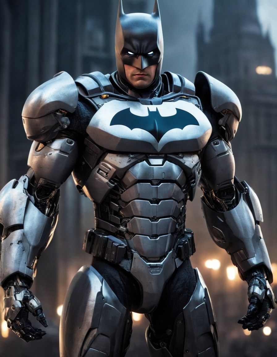 batman, robot, superhero, comic book, fictional character