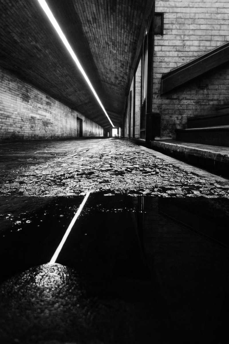 photography, streetphotography, architecture, horror, gothic, reflection, blackandwhitephotography, subway, tunnel