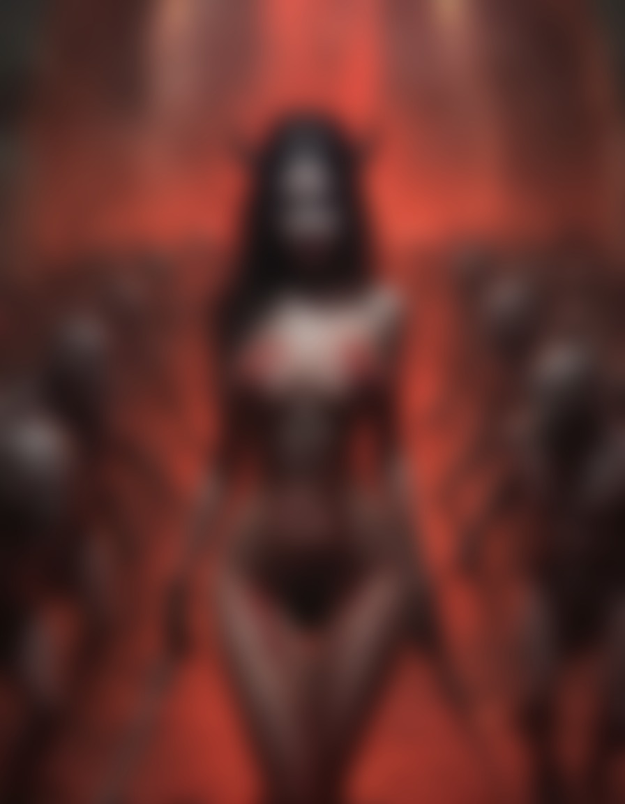 demoness, minions, hell, fantasy, dark fantasy, demon, sexy, nsfw, ai, aiart, art, digitalart