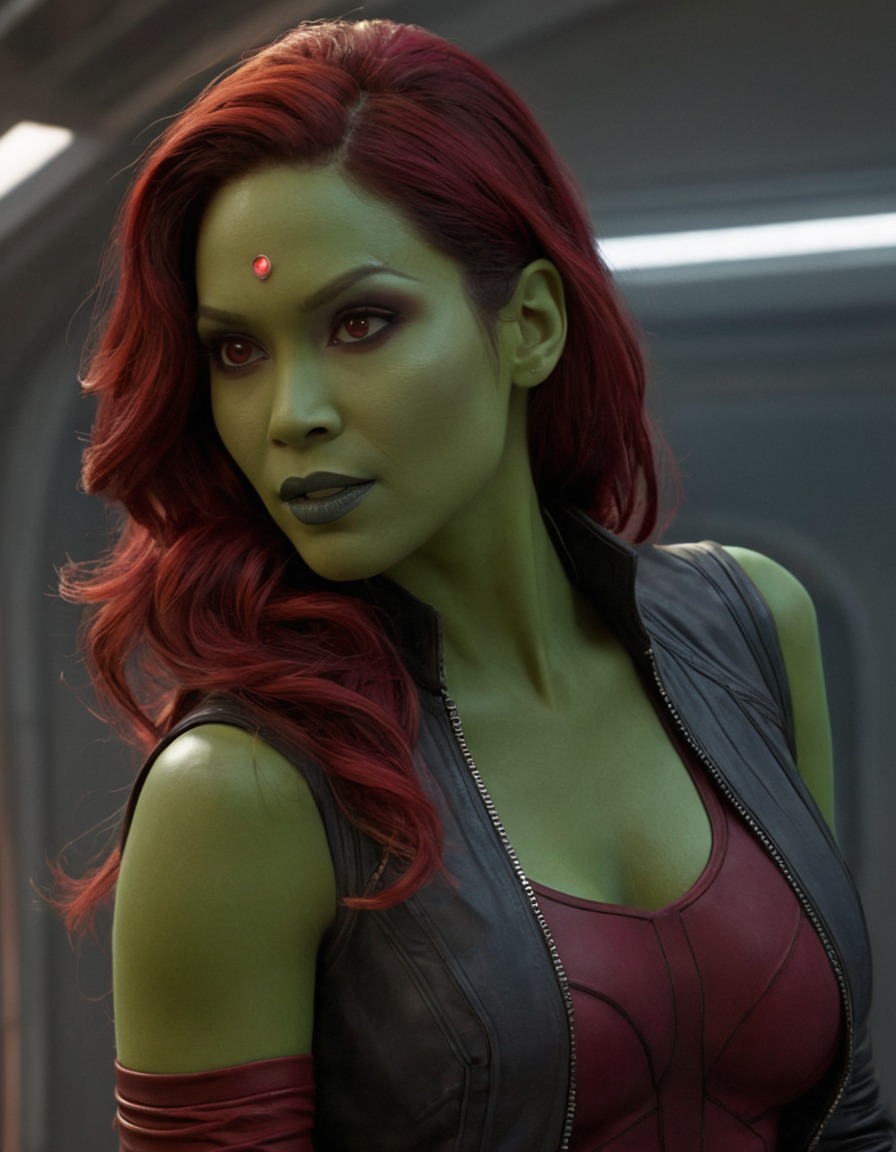 gamora, guardians of the galaxy, marvel, superheroine, strong female character, alien, assassin