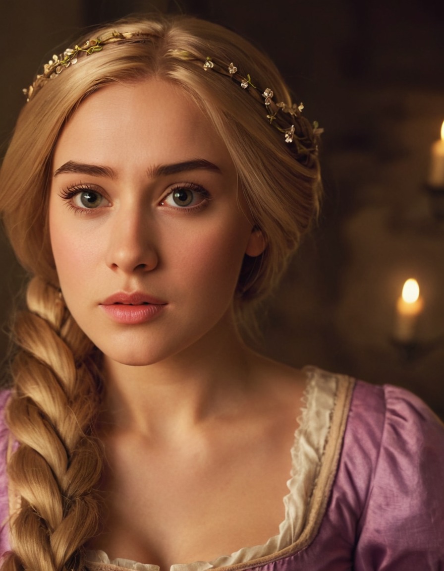 rapunzel, tangled, disney, fairytale, princess, long hair, beautiful woman