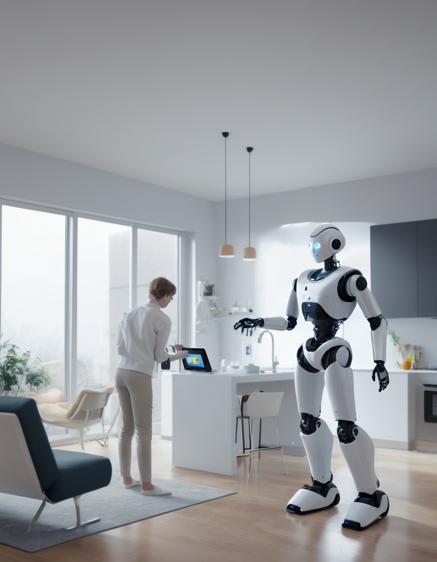 robot, smart home, technology, automation, assistance