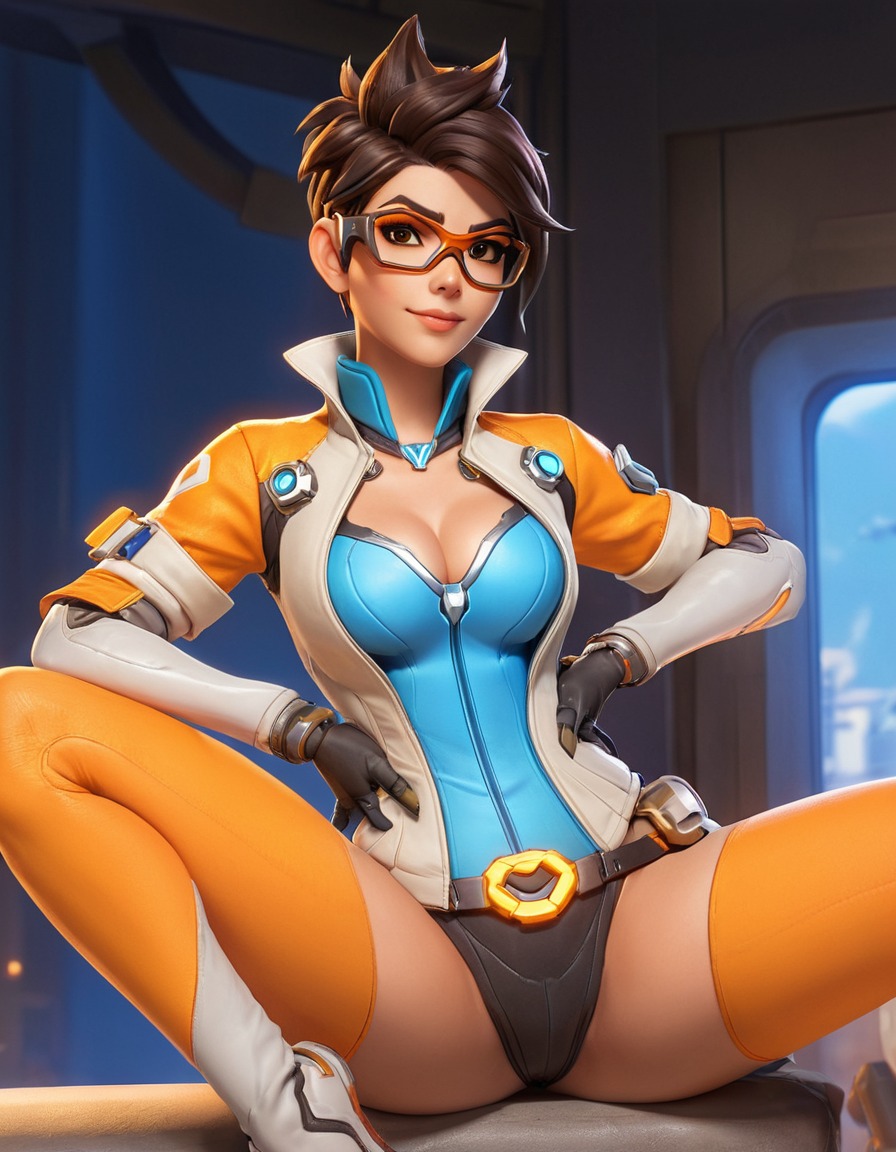 tracer (overwatch), overwatch, first-person shooter, video games, fast-paced gameplay, blinking ability, time manipulation