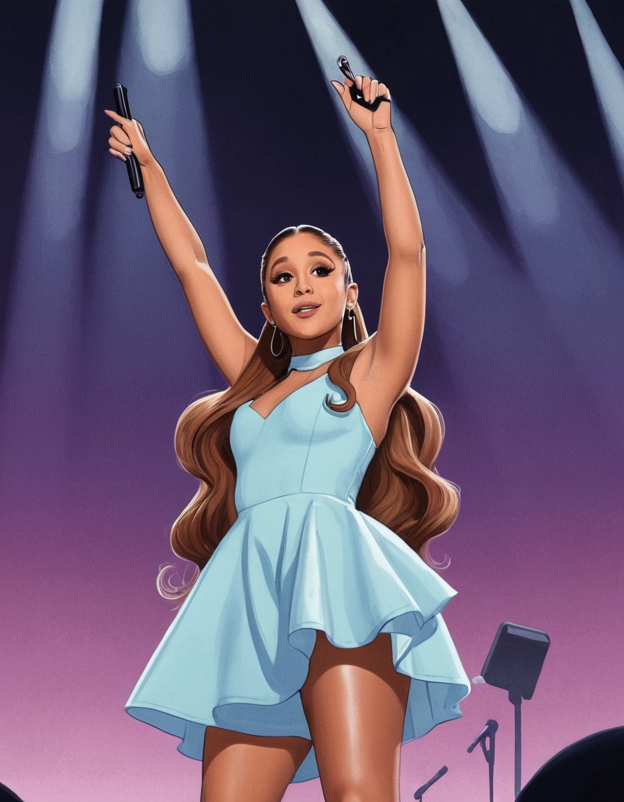 ariana grande, music, pop star, concert, singer, performance