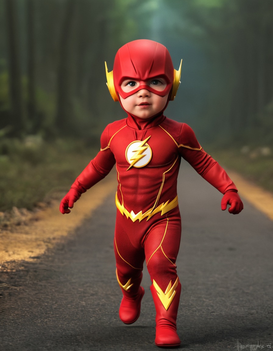 the flash, barry allen, childhood, superhero, dc comics