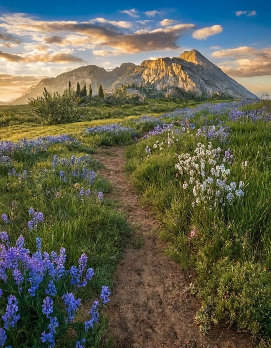 crested butte, gunnison, colorado, usa, nature, mount, landscape, nature aesthetic, flowers, wild flowers