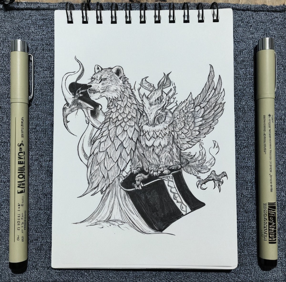 owl, book, inktober, inktober2024