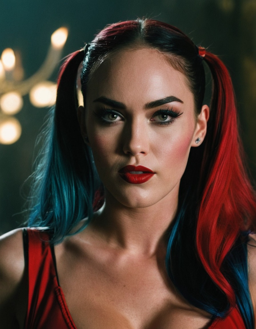 harley quinn, megan fox, dc comics, character, actress