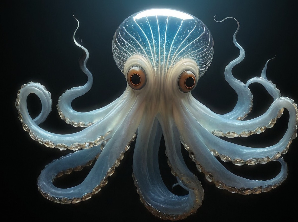 digitalart, digitalpainting, creature, octopus, conceptart, animal, jellyfish, characterdesign, animalart, fanart, beautiful, epic, magic, nature, photoshop, roots, squid, white