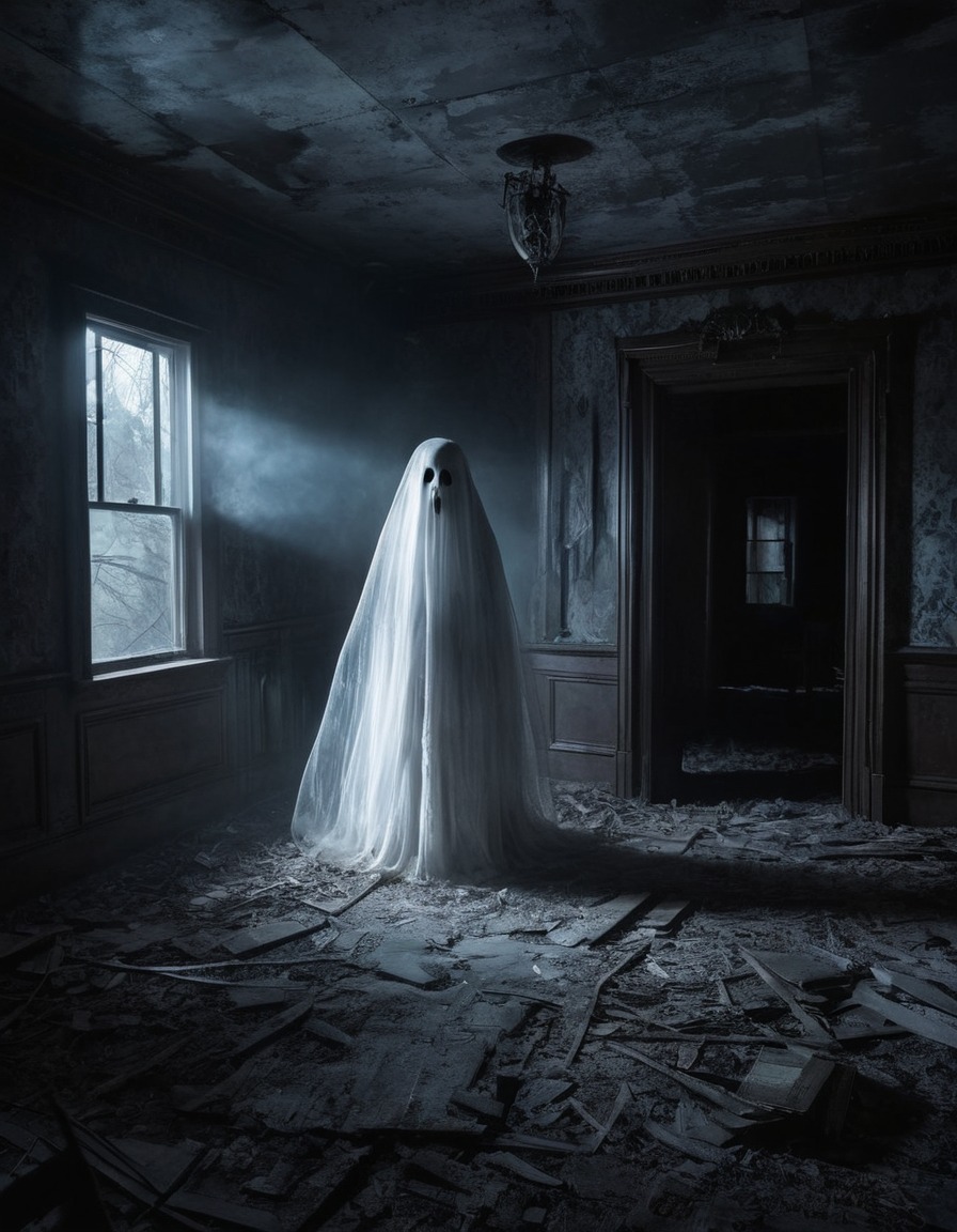 ghost, apparition, victorian, haunted house, supernatural, eerie, gothic, underground, dark