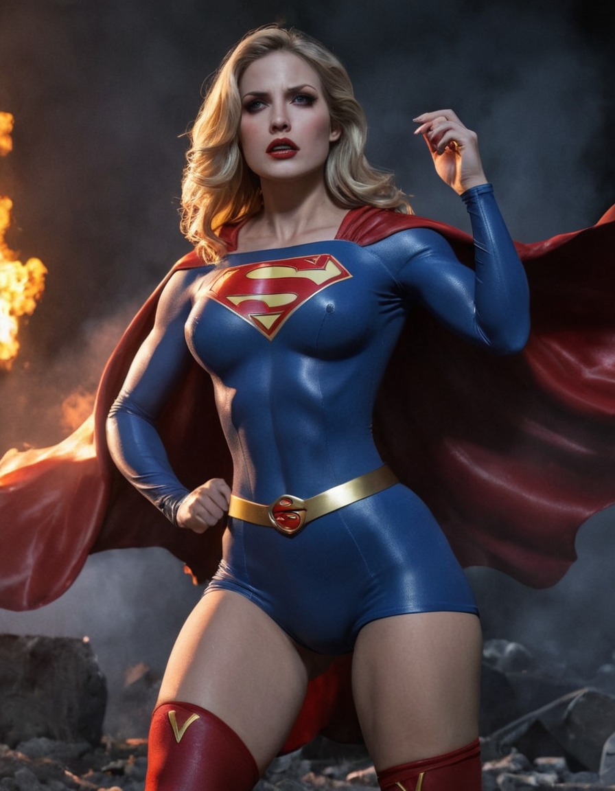 supergirl, dc comics, superhero, villain, kara zor-el, evil character