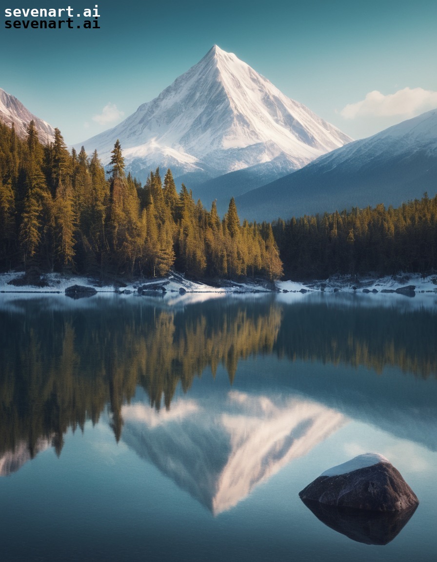 nature, landscape, mountains, reflection, tranquility