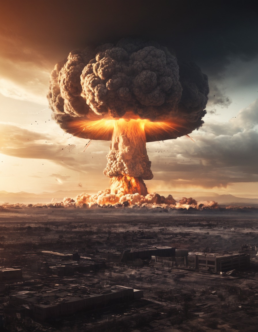 destruction, apocalypse, explosion, disaster, atomic explosion, nuclear, weapon