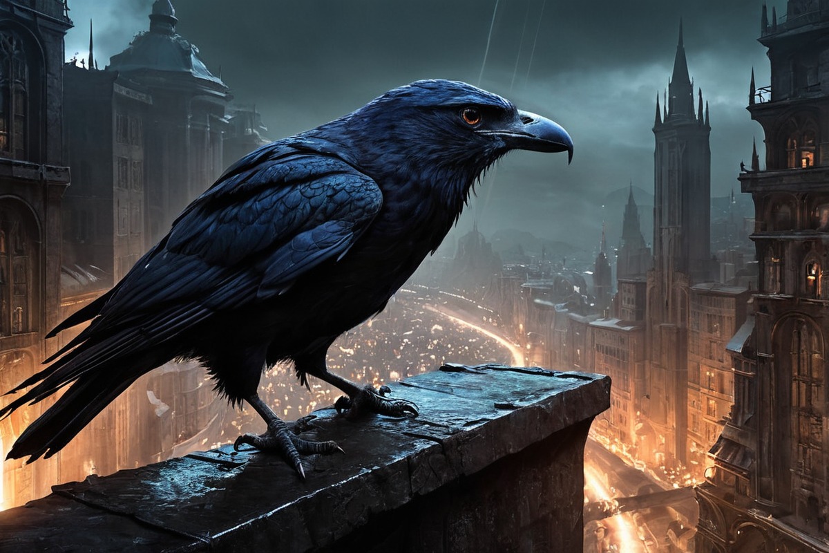 digitalart, horror, wallpaper, fantasyart, digitalpainting, gothic, thecrow