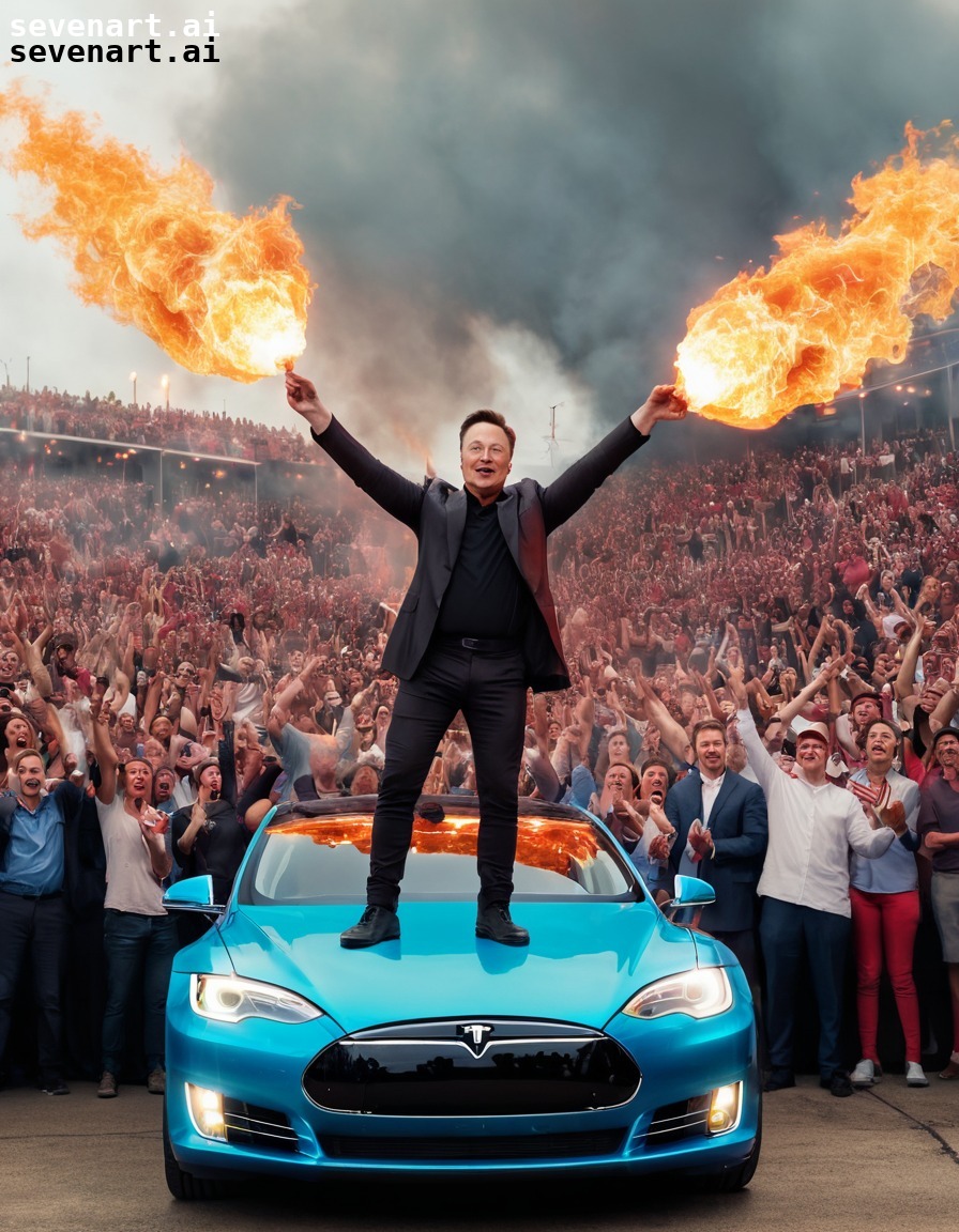 elon musk, tesla, flamethrower, juggling, performance, elonmusk, musk