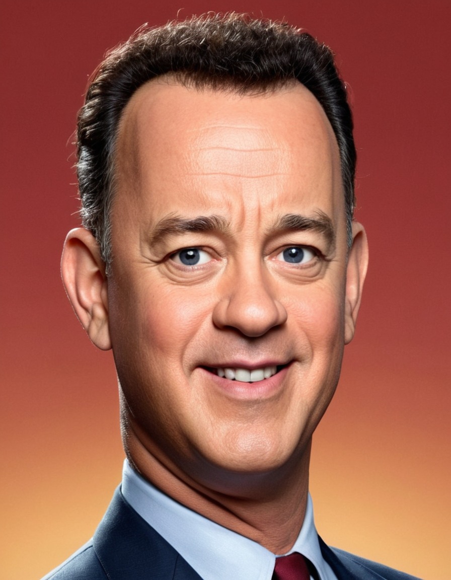 tom hanks, caricature, funny, comedy, actor, celebrity, humor