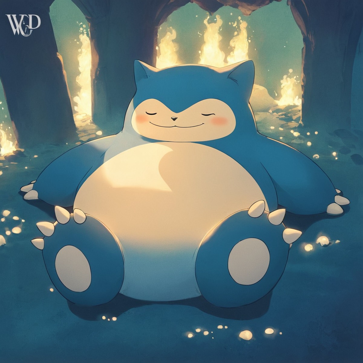 fanart, daily, dailydeviation, free, inspiration, snorlax, free2use, freeresources, aiart, dailychallenge, dailychallenges