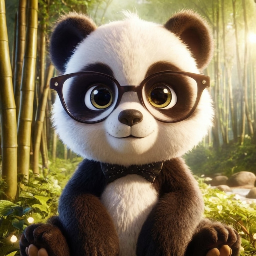 panda, animal, cute, jungle