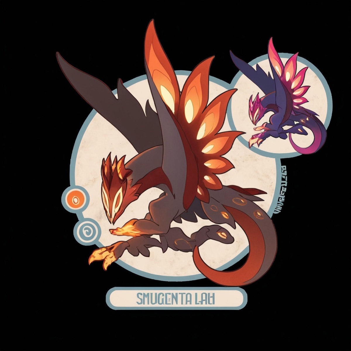 digitalart, dragon, pokemon, fakemon, creature, creaturedesign, design, digimon, monster, mythka, smaugust, smaugust2024