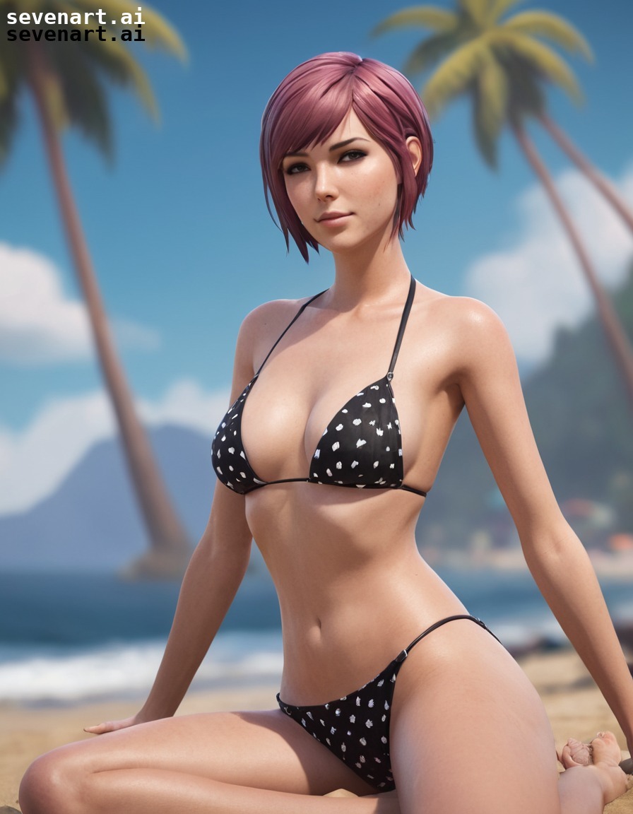 life is strange, chloe price, beach, bikini, relaxation, games, girls from games