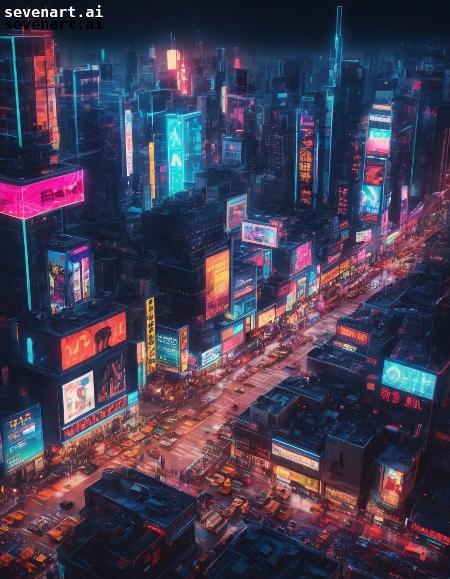 city, traffic, neon lights, urban, nightlife, modern city