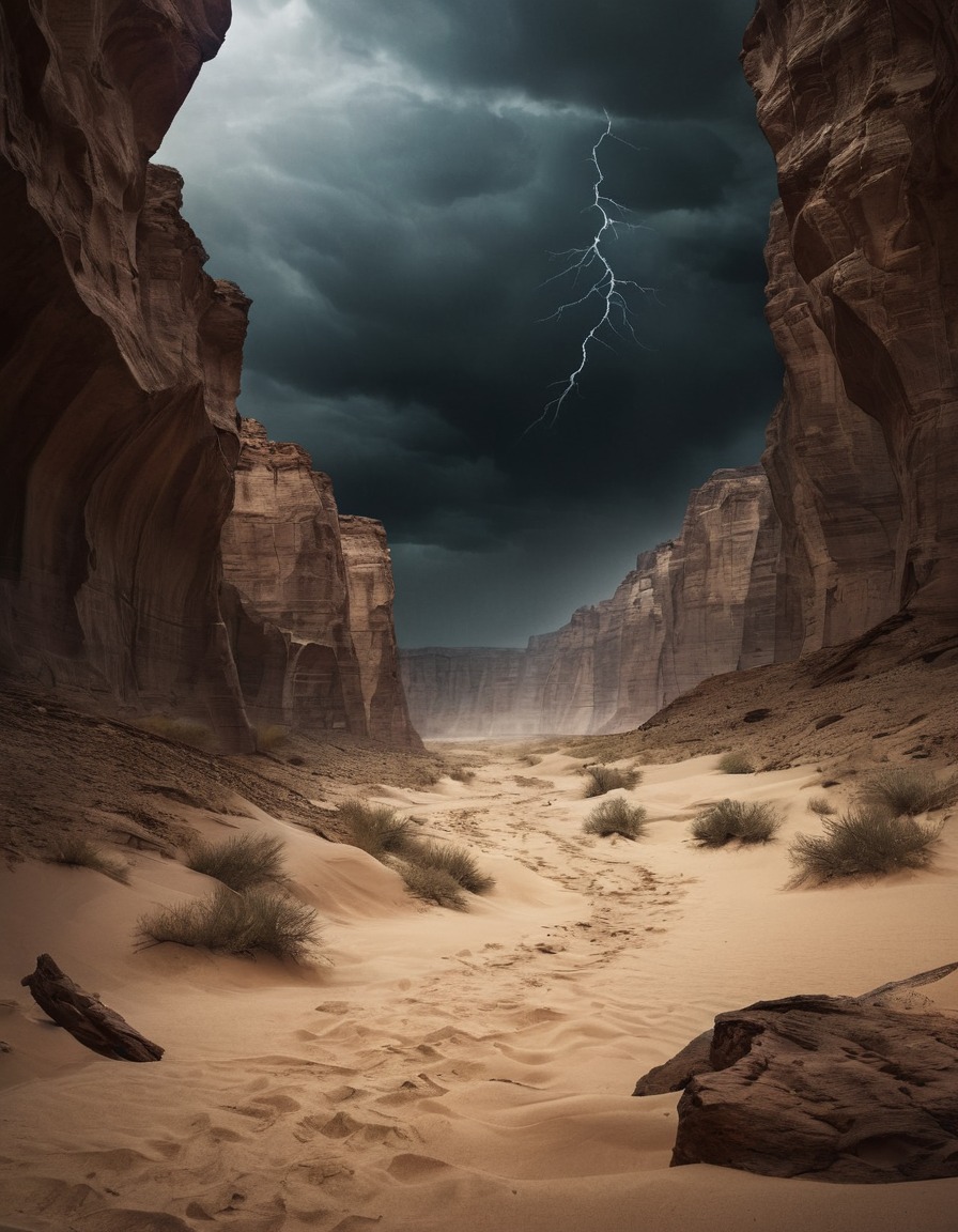 nature, adventure, canyon, storm, cliffs, mad max