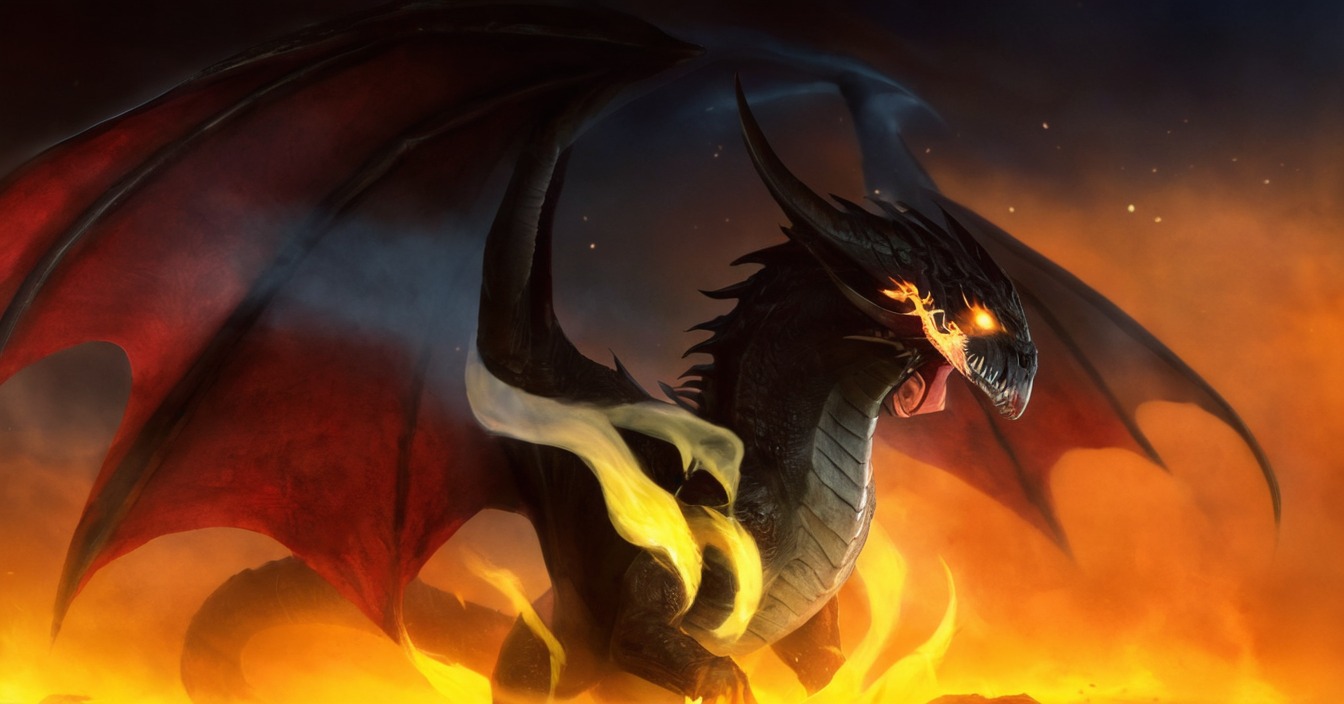 cataclysm, deathwing, destroyer, destruction, dragon, dragons, fanart, fantastic, fantasy, warcraft, world, worldofwarcraft, wow, fire