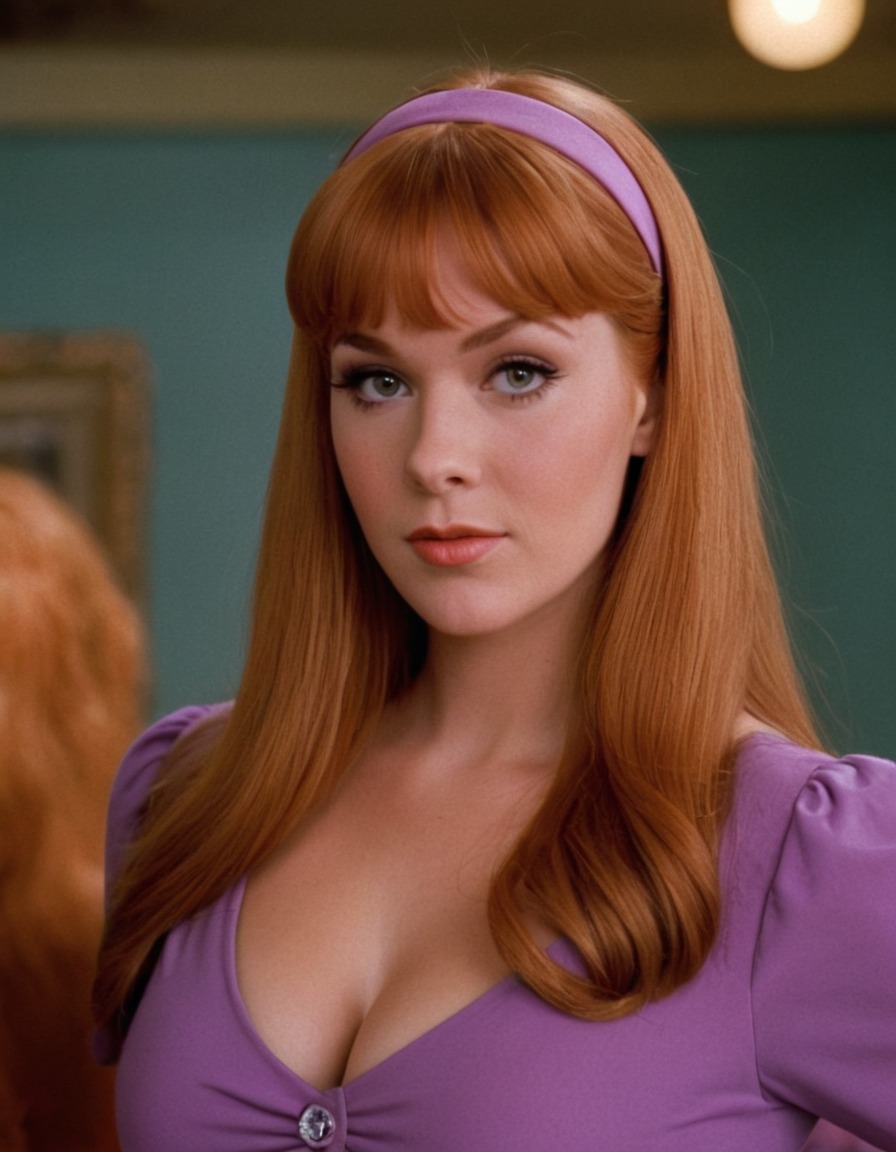 daphne blake, scooby-doo, cartoon character, beautiful woman, mystery solver