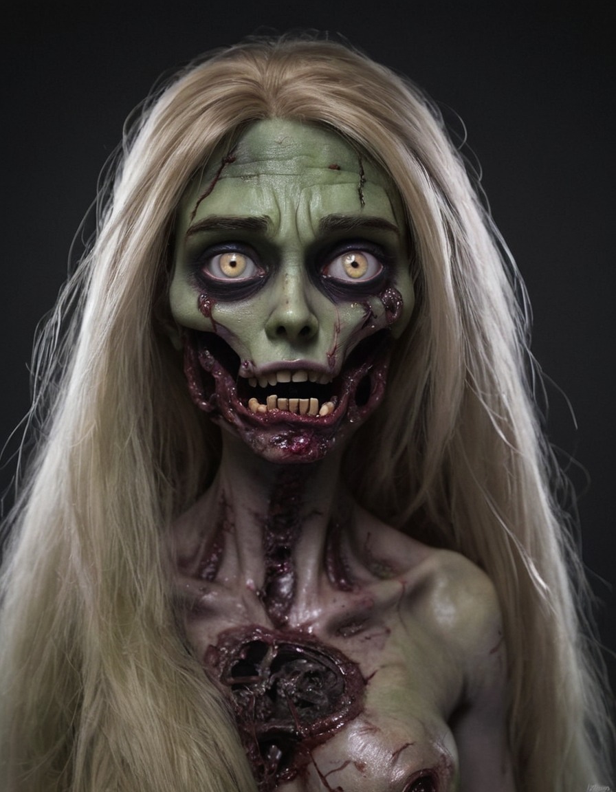 zombie, rapunzel (tangled), tangled, undead, disney, horror, fairytale