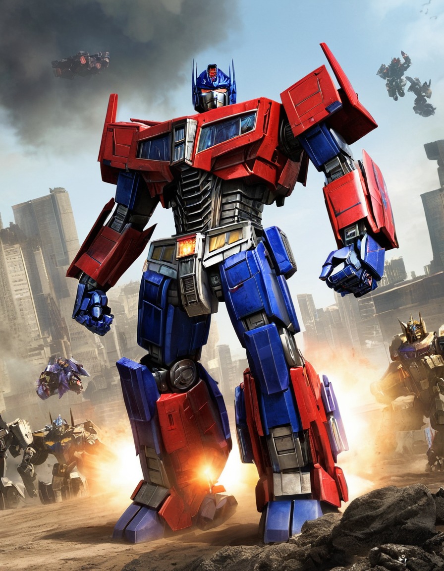 optimus prime, autobots, decepticons, battle, robots, leadership, games, movies