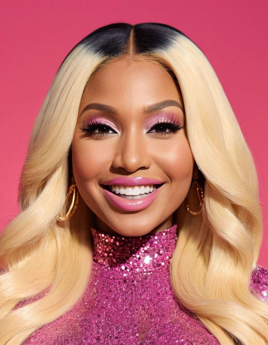 bold, nicki minaj, smiling, celebrity, fashion, music, beauty