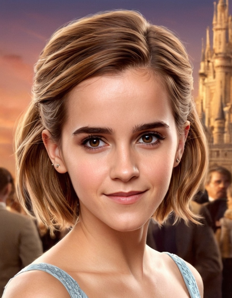 funny, caricature, emma watson, celebrity, humor