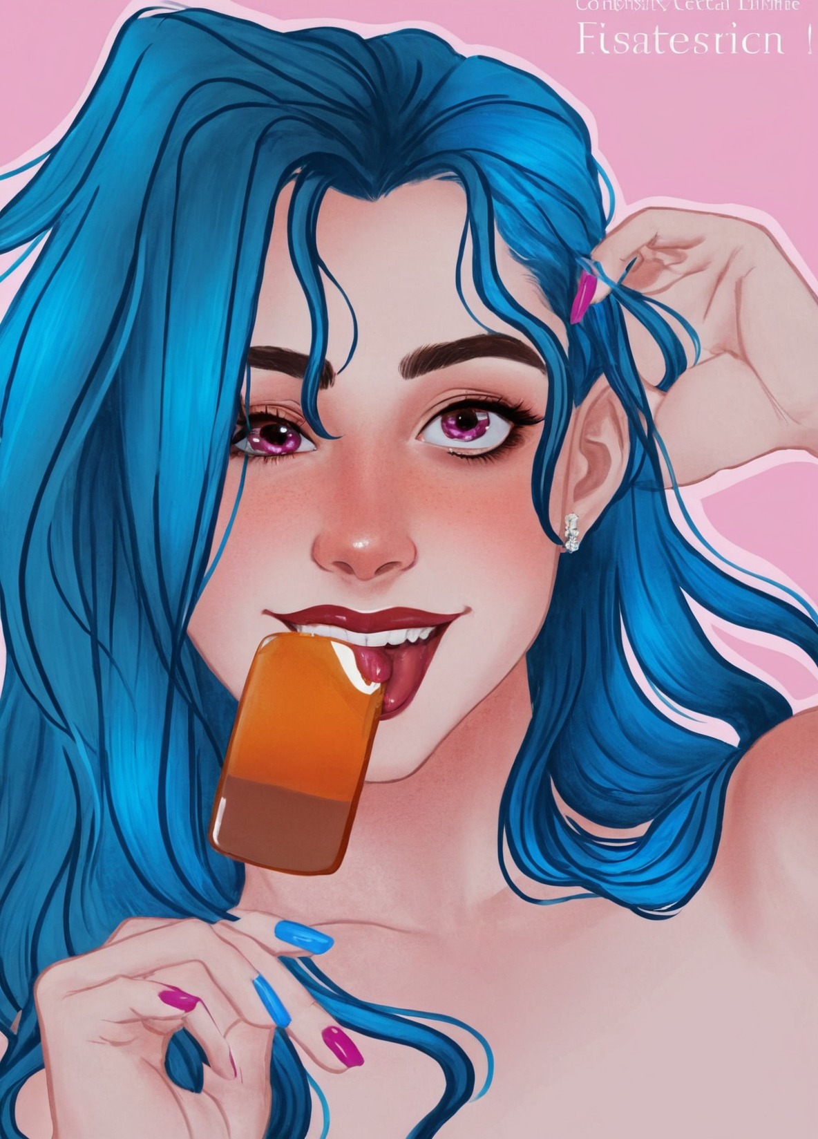 digital drawing, digital art, fanart, artists on tumblr, art, arcane, arcane fanart, arcane fandom, arcane season 2, arcane jinx, arcane lol, league of legends, lol, jinx, jinx fanart, sunburnt, i'll do him