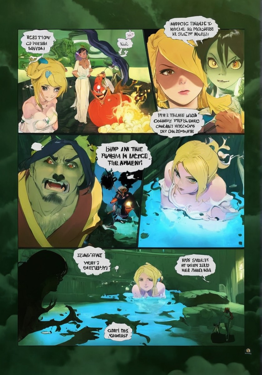 comic, battle, chap8, chapter8, english, julietta, maria, p19, page19, sewers, symbiosis, underground, water, magoka, rafflozzia