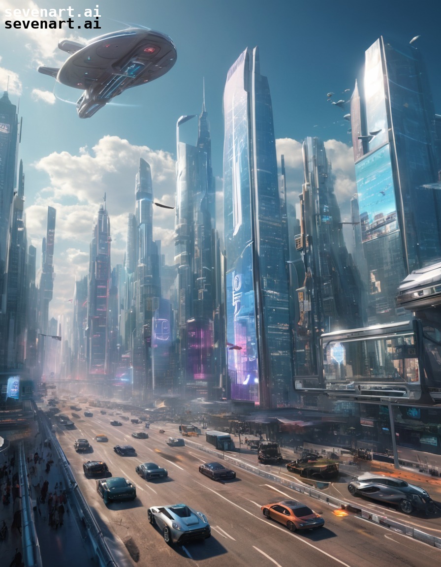 future, skyline, futuristic, technology, urban