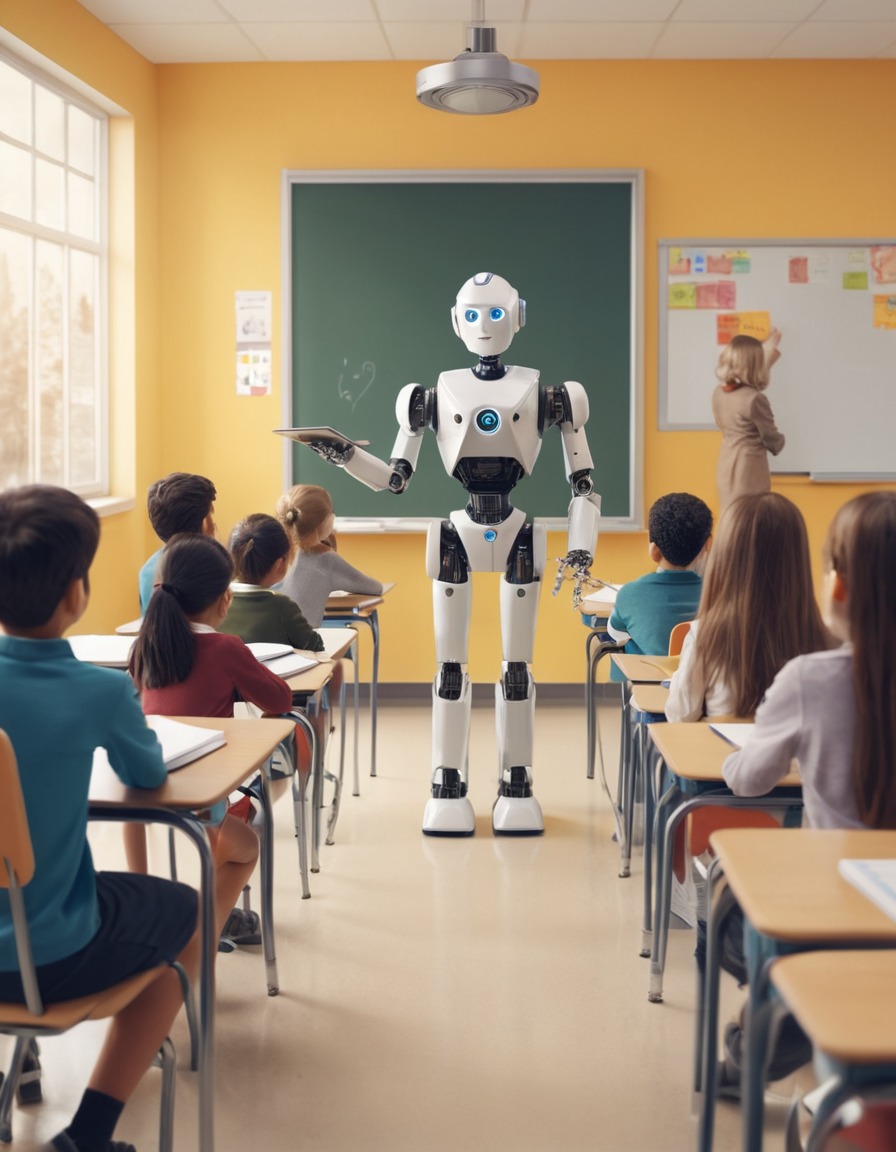 robot, teacher, classroom, diversity, education, robots