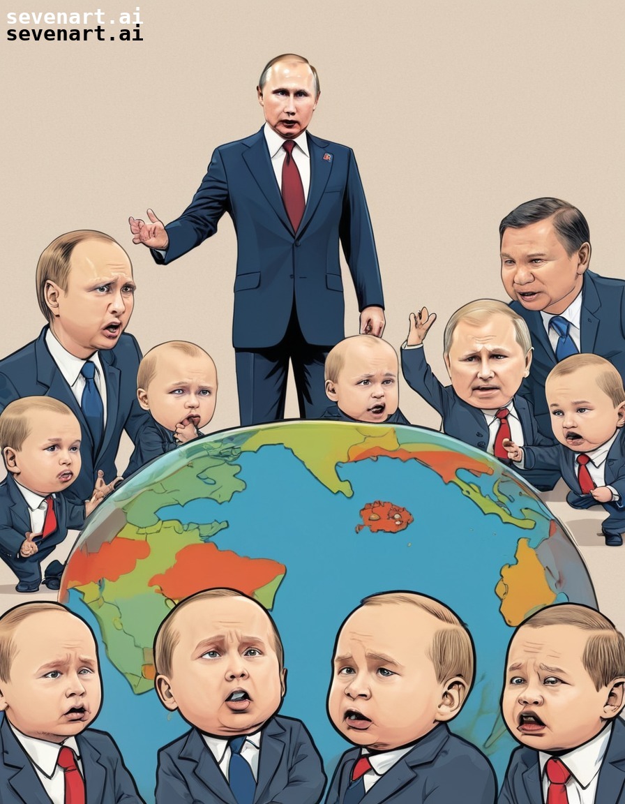 satire, comic strip, vladimir putin, world leaders, tantrums, putin, russia, russian president