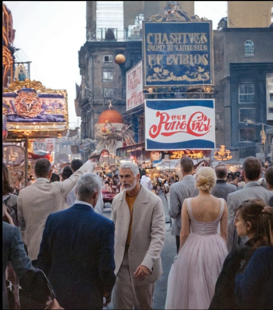 vintage new york, 1950s, 1950s in color, color photography, street photography, crowd, times square, broadway, street scene, urban scene