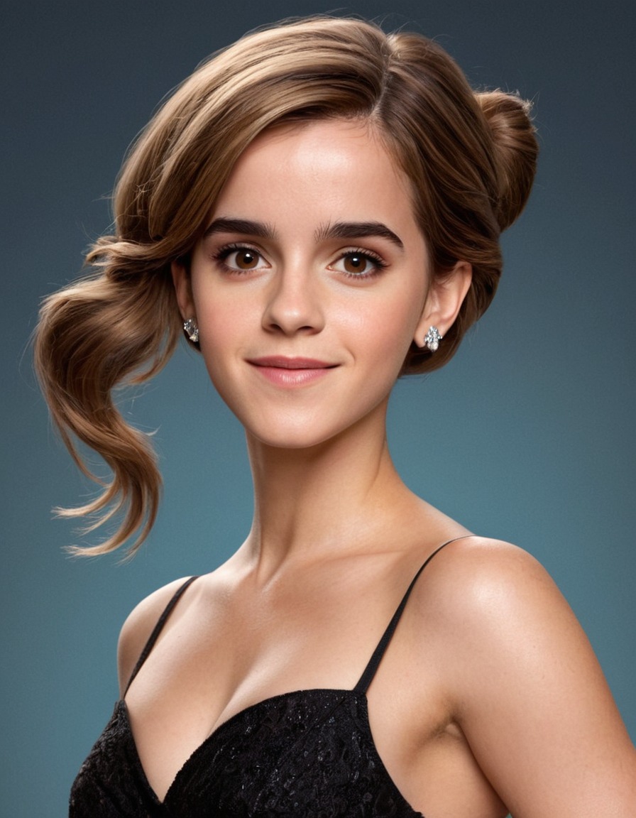 emma watson, caricature, funny, actress, celebrity